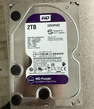 Хард Диск HDD Hard Disk Western Digital Purple 2TB WD20PURZ. Кременчуг. фото 1 Хард Диск HDD Hard Disk Western Digital Purple 2TB WD20PURZ. Кременчуг. фото 1