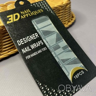 Наклейка для нігтів, 3D готовий манікюр (Z-066). . фото 1 Наклейка для нігтів, 3D готовий манікюр (Z-066)Набір наклейок містить наклейки р. . фото 1