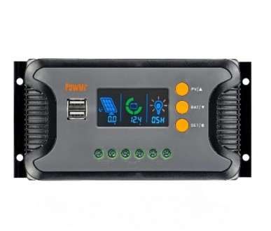 Контролер заряду PowMr PWM 30A 12V 24V 36V 48V свинцево-кислотний літієвий корис. Одеса. фото 1 Контролер заряду PowMr PWM 30A 12V 24V 36V 48V свинцево-кислотний літієвий корис. Одеса. фото 1