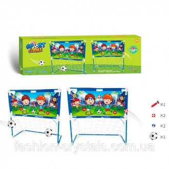 Детские футбольные ворота с дартсом 2 в 1 1389. Одесса. фото 1