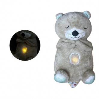 Плюшева іграшка Дихаюча видра 94692 / 17059 (50) "WToys", нічник, підсвічування, дихання, звуки серцебиття, “білий шум”, колиско. Одеса. фото 1 Плюшева іграшка Дихаюча видра 94692 / 17059 (50) "WToys", нічник, підсвічування, дихання, звуки серцебиття, “білий шум”, колиско. Одеса. фото 1