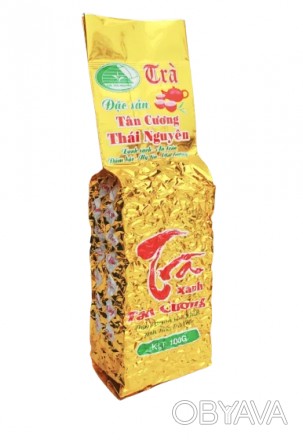 Вьетнамский чай зеленый dac san thai nguyen tan cuong 100 грамм