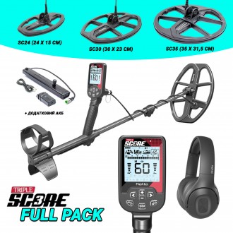 Металошукач Nokta Triple Score FULL PACK - 4, 15, 20, 40 кГц. Офіційна гарантія!. Киев. фото 1