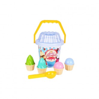 Игровой песочный набор для детей «Sweet muffin» Технок детское ведро, сито, 4 ф. Киев. фото 1 Игровой песочный набор для детей «Sweet muffin» Технок детское ведро, сито, 4 ф. Киев. фото 1