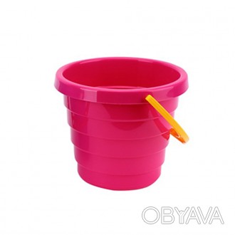 Детская игрушка "Ведерко А" Технок 0472TXK(Pink) для песочницы и пляжа, Розовый