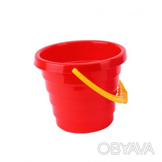Детская игрушка "Ведерко А" Технок 0472TXK(Red) для песочницы и пляжа, Красный