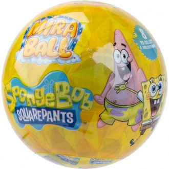 Детская мягкая игрушка-сюрприз SpongeBob Miraball M14165 в металлическом шаре (в. Киев. фото 1 Детская мягкая игрушка-сюрприз SpongeBob Miraball M14165 в металлическом шаре (в. Киев. фото 1