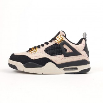 Nike AIR Jordan 4 Retro бежеві з чорним 37. Київ. фото 1 Nike AIR Jordan 4 Retro бежеві з чорним 37. Київ. фото 1