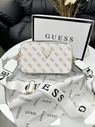 Сумочка Guess кросс-боді білий+білий. Київ. фото 1 Сумочка Guess кросс-боді білий+білий. Київ. фото 1