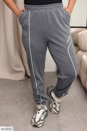 Спортивные брюки женские прогулочные удобные весна-лето из двухнитки с карманами. Одесса. фото 1