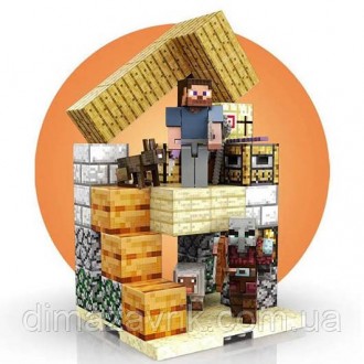 Конструктор магнитный T9937 M Minecraft Майнкрафт Стив, житель, овечка, заяц, бл. Харьков. фото 1 Конструктор магнитный T9937 M Minecraft Майнкрафт Стив, житель, овечка, заяц, бл. Харьков. фото 1