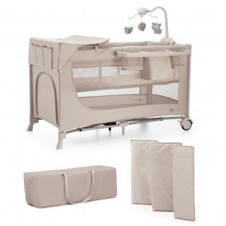 Кровать-манеж с пеленатором Kinderkraft Joy 2 Dark Grey (KLJOY02DGR000AC) Бежевы. Киев. фото 1 Кровать-манеж с пеленатором Kinderkraft Joy 2 Dark Grey (KLJOY02DGR000AC) Бежевы. Киев. фото 1