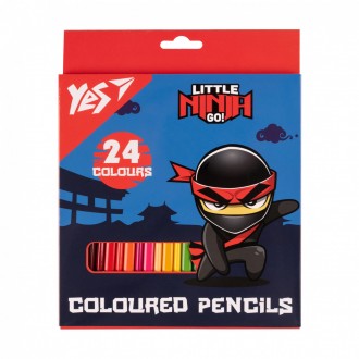 Олівці кольорові YES Ninja 24 кольори 290743. Харків. фото 1 Олівці кольорові YES Ninja 24 кольори 290743. Харків. фото 1
