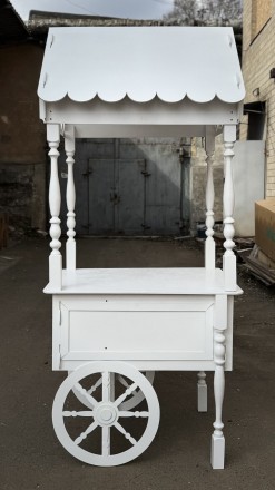 Тележка - кендибар 1м  с покраской, фуршетный стол, candybar, торговый прилавок. Одесса. фото 1