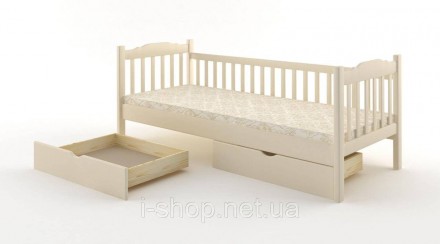 Кровать детская Mebigrand Карина Айвори (S0505Y30R) 80х190 см с задним бортиком . Васильков. фото 1 Кровать детская Mebigrand Карина Айвори (S0505Y30R) 80х190 см с задним бортиком . Васильков. фото 1