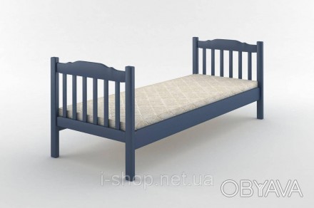 Кровать детская Mebigrand Карина Синий (S 7010 R 90B) 90х200 см (DMBG-2536)