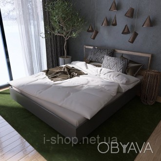 Кровать двуспальная (щит ДСП под матрас) Эверест Сити-1400 200,5х148,8х82,6 см Д