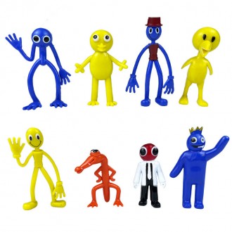 Набор фигурок Радужные друзья Rainbow Friends 8 шт. Игрушки из Роблокс. Киев. фото 1 Набор фигурок Радужные друзья Rainbow Friends 8 шт. Игрушки из Роблокс. Киев. фото 1