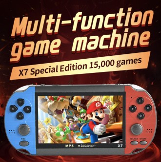 X7 портативная игровая консоль 1000 игр 8Gb 64-битная аркадная ностальгическая р. Киев. фото 1 X7 портативная игровая консоль 1000 игр 8Gb 64-битная аркадная ностальгическая р. Киев. фото 1
