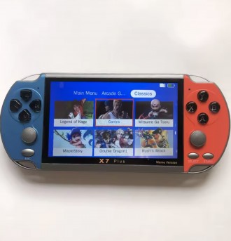 Карманная игровая приставка 16-Bit PSP X7 Plus 5.1 дюймов 8GB MP5 ретро-игровая. Киев. фото 1 Карманная игровая приставка 16-Bit PSP X7 Plus 5.1 дюймов 8GB MP5 ретро-игровая. Киев. фото 1