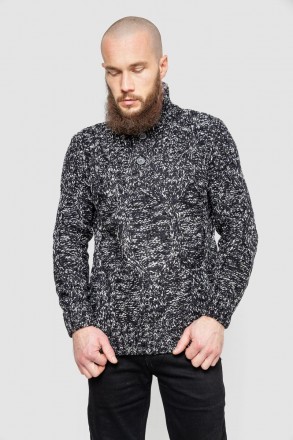 Свитер мужской, цвет черный, 214R10323. Одесса. фото 1