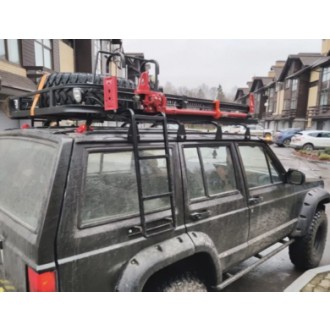 Купить Багажник на Jeep Cherokee на крышу авто с лестницей в Украине. Днепр. фото 1 Купить Багажник на Jeep Cherokee на крышу авто с лестницей в Украине. Днепр. фото 1
