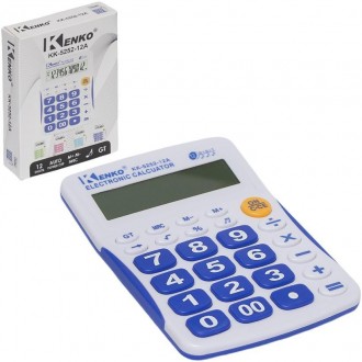 Калькулятор KK5252A 14,5х10,5х3,5см KK5252A(119370) ish. Харків. фото 1 Калькулятор KK5252A 14,5х10,5х3,5см KK5252A(119370) ish. Харків. фото 1