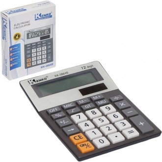Калькулятор KK-3864B 15 х11х2,5см KK-3864B(119377) ish. Харків. фото 1 Калькулятор KK-3864B 15 х11х2,5см KK-3864B(119377) ish. Харків. фото 1