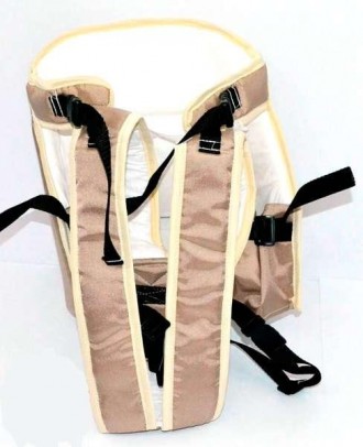 Гр Рюкзак-кенгуру №6 - 0428 (1) сидячи, колір бежевий, для дітей з тримісячного . Харьков. фото 1