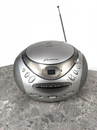 Радіо SUPERIOR CDR22MP3 (сріблястий) — FM, з Європи. Луцьк. фото 1 Радіо SUPERIOR CDR22MP3 (сріблястий) — FM, з Європи. Луцьк. фото 1
