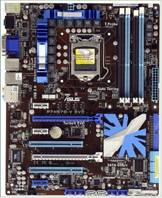 Материнка Asus P7H57D-V EVO + intel Xeon X3470(s1156)(аналог I7 870). Миколаїв. фото 1 Материнка Asus P7H57D-V EVO + intel Xeon X3470(s1156)(аналог I7 870). Миколаїв. фото 1