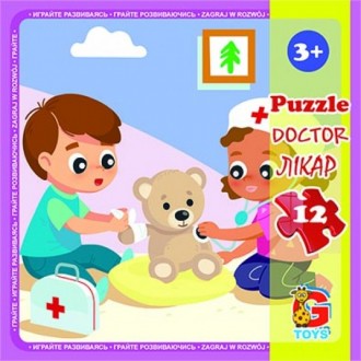 Пазли G-Toys Дитячий майданчик 2 LX03 12 деталей. Київ. фото 1 Пазли G-Toys Дитячий майданчик 2 LX03 12 деталей. Київ. фото 1