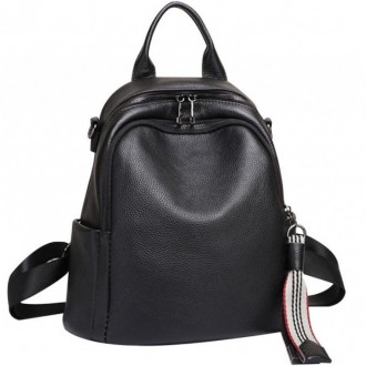 Кожаный женский рюкзак Olivia Leather 6711. Шостка. фото 1 Кожаный женский рюкзак Olivia Leather 6711. Шостка. фото 1