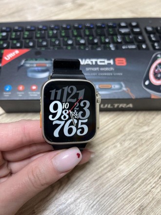 Смарт-часы Smart Watch 8 Ultra Black. Ровно. фото 1 Смарт-часы Smart Watch 8 Ultra Black. Ровно. фото 1