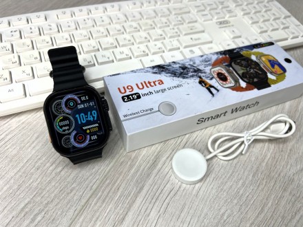 Смарт-часы Smart Watch U9 Ultra Black. Ровно. фото 1 Смарт-часы Smart Watch U9 Ultra Black. Ровно. фото 1