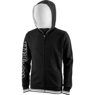 Детская Толстовка Wilson TEAM II FZ HOODY Y Черный 128-140 (WRA796701 128-140). Шостка. фото 1 Детская Толстовка Wilson TEAM II FZ HOODY Y Черный 128-140 (WRA796701 128-140). Шостка. фото 1