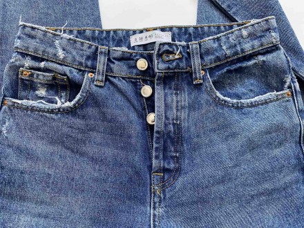 Джинси з необробленим краєм, Denim Co. Днепр. фото 1 Джинси з необробленим краєм, Denim Co. Днепр. фото 1
