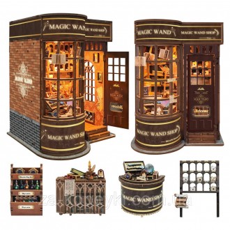 Бук Нук Магазин чарівних паличок Інтер'єрний конструктор Magic Wand Store DIY Book Nook Kit SQ-51. Верхньодніпровськ. фото 1 Бук Нук Магазин чарівних паличок Інтер'єрний конструктор Magic Wand Store DIY Book Nook Kit SQ-51. Верхньодніпровськ. фото 1