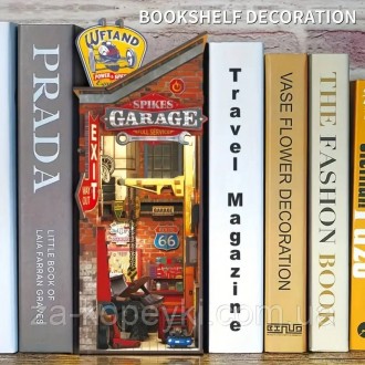 Бук Нук Ремонтна майстерня Інтер'єрний конструктор Spikes Garage DIY Book Nook Kit 68048. Верхньодніпровськ. фото 1 Бук Нук Ремонтна майстерня Інтер'єрний конструктор Spikes Garage DIY Book Nook Kit 68048. Верхньодніпровськ. фото 1