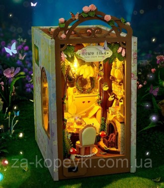Бук Нук Лісова хатинка квіткової феї Інтер'єрний конструктор DIY Book Nook Kit Flower Fairy TL-8. Верхньодніпровськ. фото 1 Бук Нук Лісова хатинка квіткової феї Інтер'єрний конструктор DIY Book Nook Kit Flower Fairy TL-8. Верхньодніпровськ. фото 1