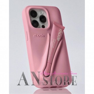 Розовый чехол RHODE в цвете Ribbon на iPhone 12. Київ. фото 1 Розовый чехол RHODE в цвете Ribbon на iPhone 12. Київ. фото 1