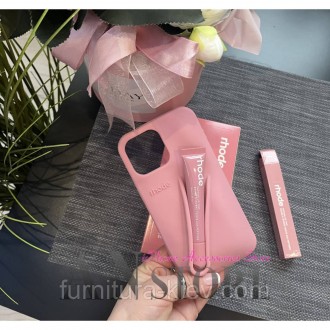 Розовый чехол RHODE в цвете Ribbon на iPhone 12 pro. Київ. фото 1 Розовый чехол RHODE в цвете Ribbon на iPhone 12 pro. Київ. фото 1
