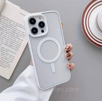 Защитный белый MagSafe чехол для iPhone 13 pro max. Київ. фото 1 Защитный белый MagSafe чехол для iPhone 13 pro max. Київ. фото 1