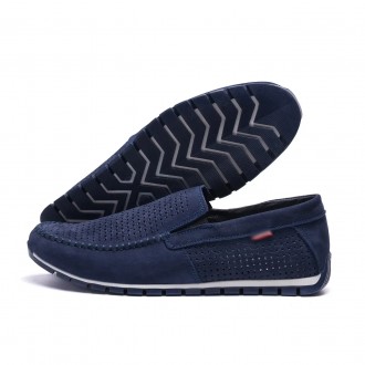 Мужские летние кожаные мокасины LS перфорация Dark blue. Херсон. фото 1 Мужские летние кожаные мокасины LS перфорация Dark blue. Херсон. фото 1