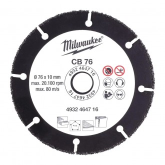 Диск абразивний сегментований Milwaukee CB 76: 76 мм для M12 FCOT (4932464716). Київ. фото 1 Диск абразивний сегментований Milwaukee CB 76: 76 мм для M12 FCOT (4932464716). Київ. фото 1