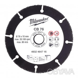 Диск абразивний сегментований Milwaukee CB 76: 76 мм для M12 FCOT (4932464716)