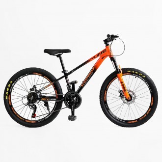 Велосипед Спортивний Corso «SKYLINE» 24" дюймів SL-50703. Ивано-Франковск. фото 1 Велосипед Спортивний Corso «SKYLINE» 24" дюймів SL-50703. Ивано-Франковск. фото 1