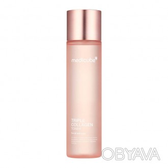 Увлажняющий тонер Medicube Triple Collagen Toner с коллагеном и гиалуроновой кис