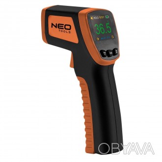 Пірометр Neo Tools, діапазон 32-42.9градусів, точність 0.2градуси, IP44