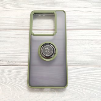 Чехол Armor Ring для Xiaomi 14T противоударный c кольцом Оливковый. Дніпро. фото 1 Чехол Armor Ring для Xiaomi 14T противоударный c кольцом Оливковый. Дніпро. фото 1